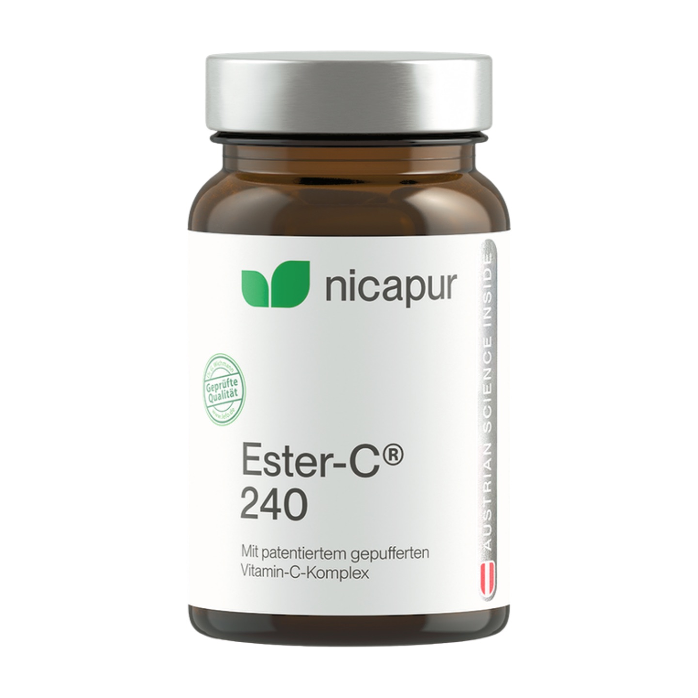 Nicapur Ester-C - Stadtapotheke Rohrbach Nicapur Ester C Nahrungsergänzungsmittel mit gepuffertem Vitamin C