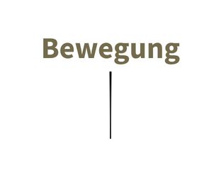 Zeitablauf "Bewegung"