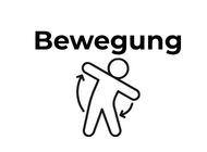 Icon Bewegung mit Überschrift Bewegung